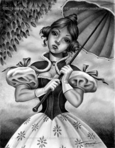GIRL WITH PARASOL