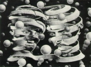 escher postmodern love relationship society free conversation