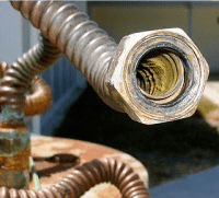 corroded pipe